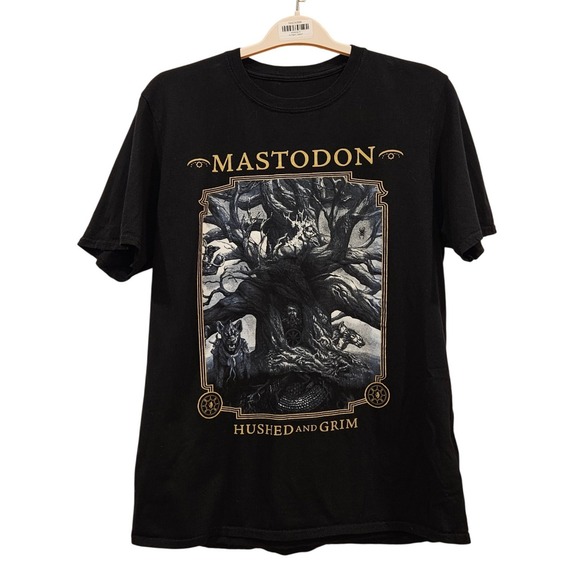Mastodon Other - Mastodon Hushed and Grim Band T Shirt Black Mens M